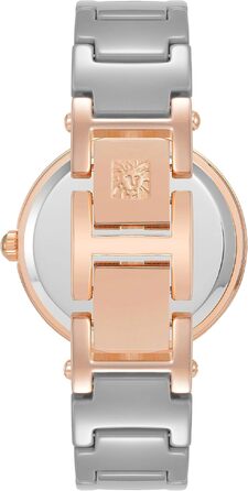 Жіночий годинник Anne Klein з діамантовим циферблатом та керамічним браслетом (Taupe/Rose Gold)