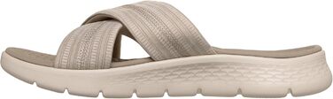 Сандалі жіночі Skechers Go Walk Flex Impressed коричневі (38 EU) - зручні для ходьби