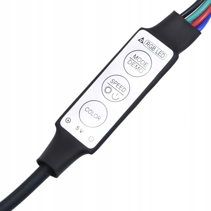 Шафа у ванну кімнату з дзеркалом та RGB LED-підсвіткою, біла, 90x12x45 см