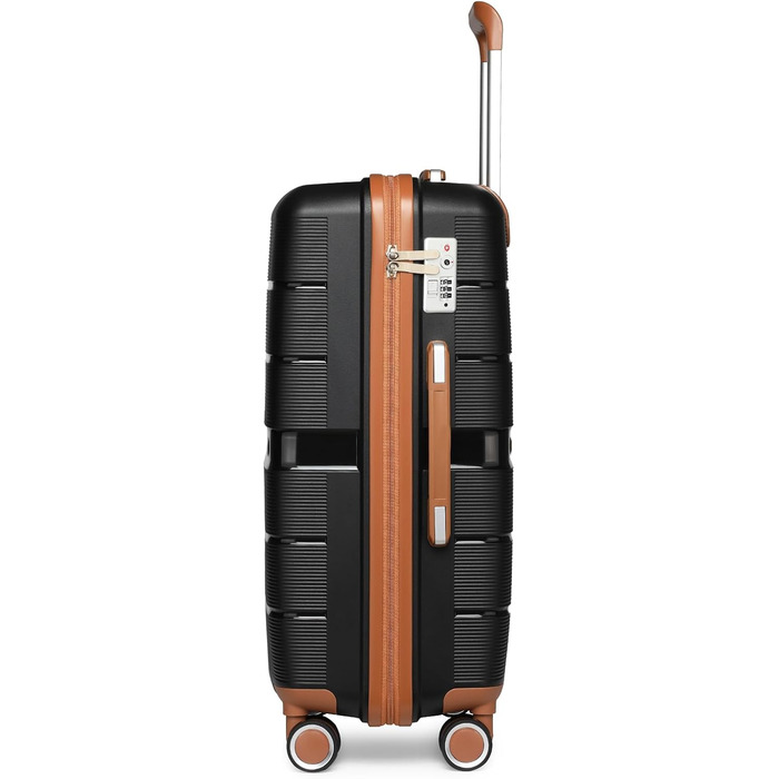 Чемодан British Traveller середнього розміру з TSA-замком, 66 x 43.3 x 28.5 см, з поліпропілену, ручна поклажа