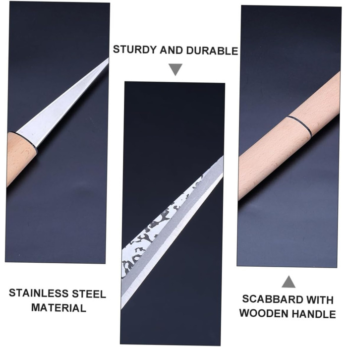 SHOWERORO Ergonomic Ice Tool Portable Ice Crusher for Bartenders Ice Crushing Tool Made of Refined Steel and Wood Ice Pick for Drinks Conical Ice Pick Ice Breaking Tool