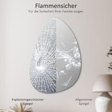 Дзеркало настінне прямокутне з заокругленими кутами, 40x60 см, чорне, з нержавіючої сталі. Косметичне дзеркало для ванної кімнати та вітальні. Вертикальний та горизонтальний монтаж.