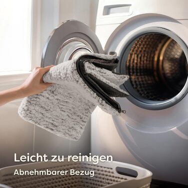 Самогріюча собача ковдра, велика лежанка для собак 90x60 см, знімний водонепроникний чохол, м'яка та тепла, без живлення, з антиковзною основою (сіра)