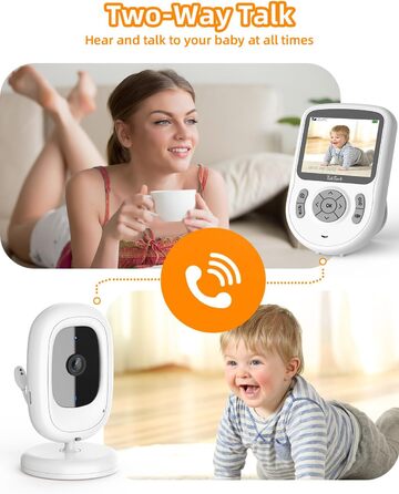 Дитячий відеоняня TakTark з камерою, 2.8