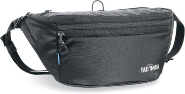 Татонка Іліум L - поясна сумка (бананка) з трьома кишенями на блискавці, чорна - для чоловіків та жінок, 37 x 16 x 10 см