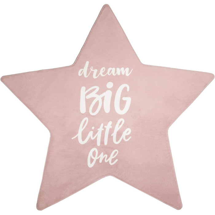 Дитячий килим Paco Home для хлопчика та дівчинки 160x230 см, 3D дизайн, пастельні кольори (Гори, Хмари, Зірки), рожевий