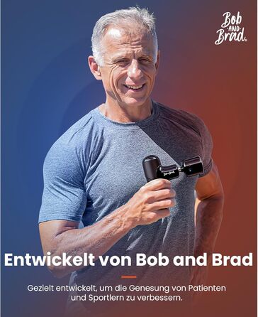 Масажер для м'язів Bob and Brad Q2 Mini - компактний, портативний, з насадками для тепла та холоду