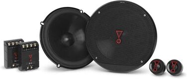 JBL Stage3 607C 2-смугова автомобільна аудіосистема 250 Вт, компонентна акустика JBL Pro Sound, набір динаміків з 16 см мідбасами та твітерами для авто