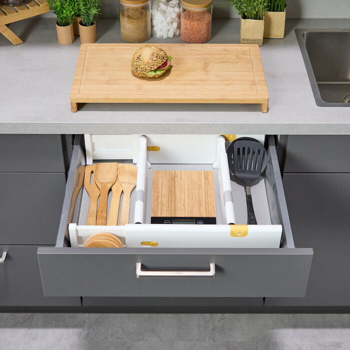 Relaxdays 4-piece Drawer Divider Set