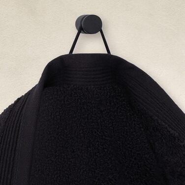 möve Superwuschel Towel Set, 2 Bath Towels 80 x 150 cm & 2 Hand Towels 50 x 100 cm, Made in Germany, 100% Cotton, Dark Grey