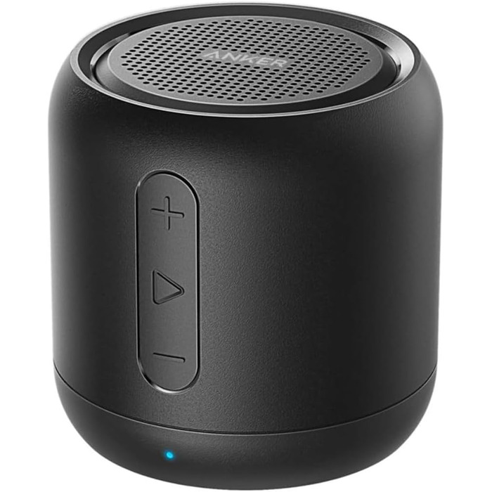 Портативна Bluetooth колонка Anker Soundcore Mini, чорна: 15 годин роботи, FM радіо, потужний бас, 20 м радіус дії