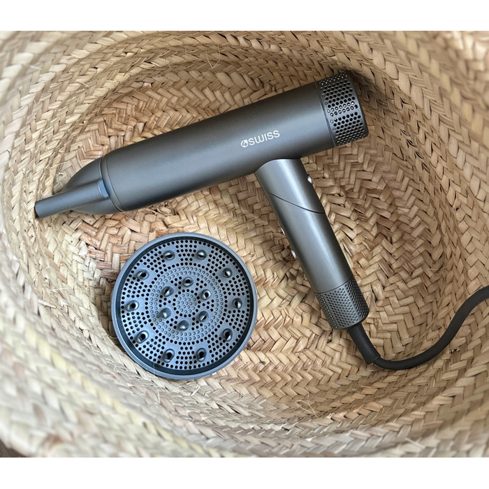 Фен для волосся 4Swiss F424 AirPower+ 1700 Вт, складаний, з дифузором