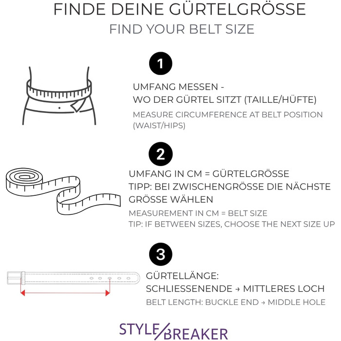 Жіночий ремінь styleBREAKER з заклепками 4 см, екошкіра, металева пряжка, вінтажний стиль для джинсів, регульований