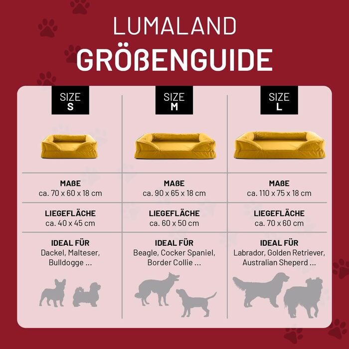 Ортопедичне собаче ліжко Lumaland з корду | Собаче ліжко-софа 70x60 см та 110x75 см - для маленьких собак | Нековзне дно | Зручна та миюча наповнювач та чохол | Собаче гніздо з Memory Foam Cord - Оливковий (In & Outdoor)