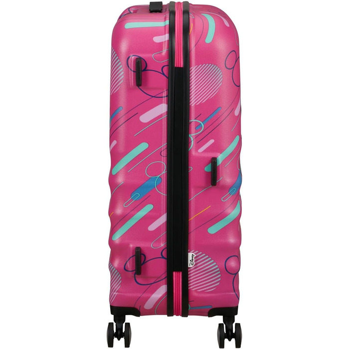 Чемодан American Tourister Wavebreaker Disney FL Spinner L, 77 см, 96 л, колірний дизайн Minnie Future Pop, матове покриття Disney