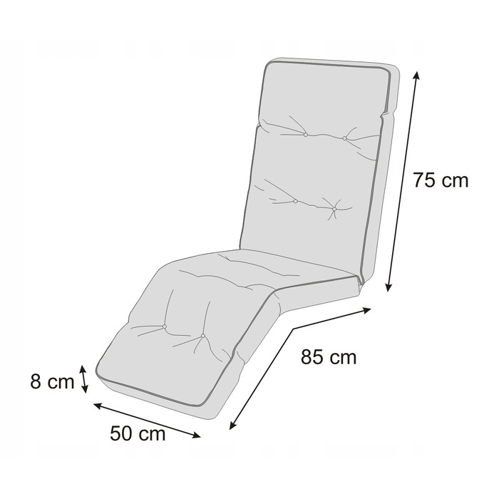 Подушка Hobbygarden 160 x 50 x 8 см, багатоколірна