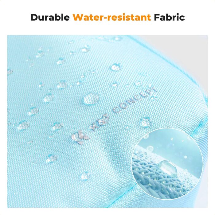 Сумка для камери K&F Concept, сумка-переноска на плечі, фоторюкзак, маленький, водонепроникний, регульований плечовий ремінь, рюкзак для DSLR/SLR камери, об'єктив, 5 літрів, блакитний