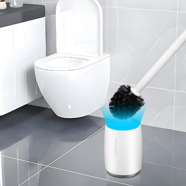 Набір для туалету Carehabi: щітка для унітазу з підставкою, білий | Комплект для ванної кімнати