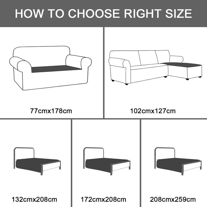 Водонепроникний килимок для собак середнього розміру 77 x 178 см, килимок для собак, захист дивану, м'який і пухнастий, захисний килимок для дивану, котячий килимок, Французький горіх