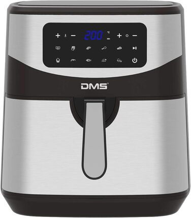 Фритюрниця DMS XXXL 7 літрів: фритюрниця, духовка, гриль, Cooker, без олії, 10 програм, цифровий дисплей, 1800 Вт, таймер, HF-7S
