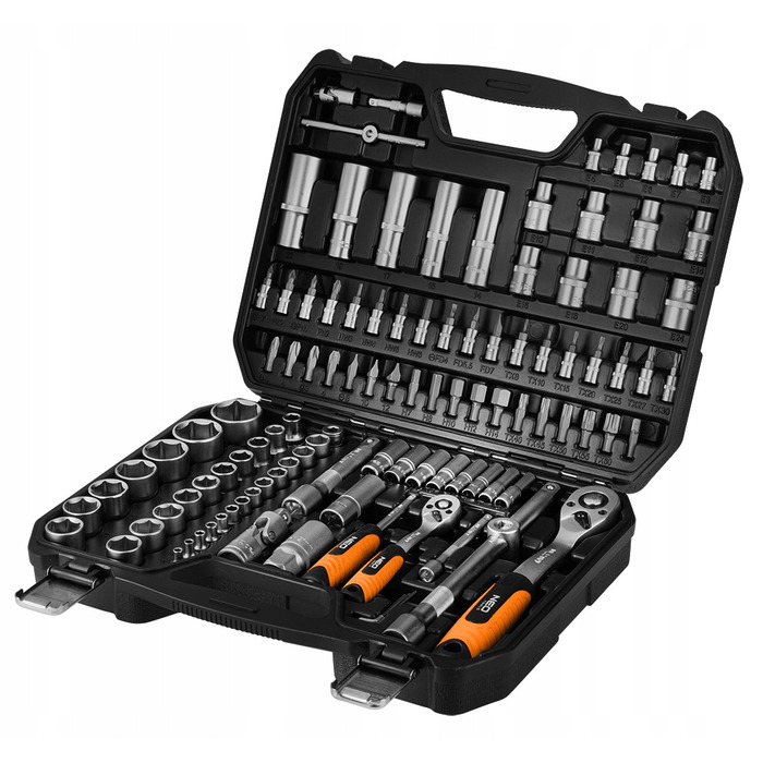 Набір торцевих ключів NEO TOOLS, 110 предметів, 1/2