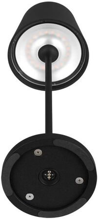 LED-лампа настільна V-TAC VT-7522 чорна з бездротовим живленням, сенсорне керування, акумулятор 4400 mAh, IP54, 3000K, 2W (для дому та вулиці)