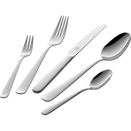 ZWILLING Swing Cutlery Set, 68-piece, for 12 people, 18/10 stainless steel, polished flatware, dishwasher-safe, Silver