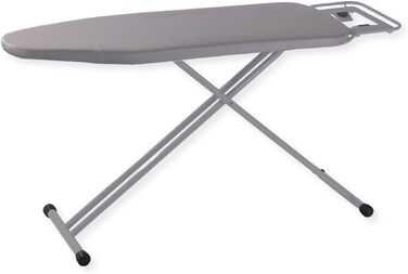 Прасувальна дошка SensaHome – складана, 120x38 см, з підставкою для праски, квітковий принт (світло-сірий)