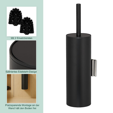 Relaxdays Toilet Brush with Wall Holder