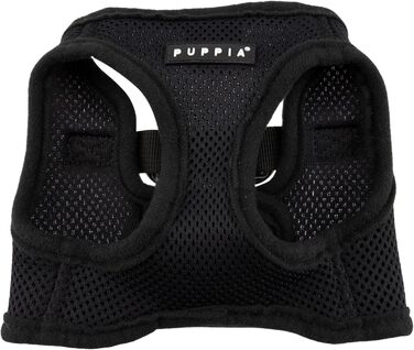Нагрудник для собак Puppia, чорний, L - м'яка жилетка, підходить для цуценят та собак середніх розмірів