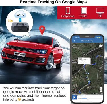GPS-трекер для авто TKMARS TKS1, 4G, 7800 мА·год, магнітний, водонепроникний, реальний час, безкоштовний додаток, без абонплати