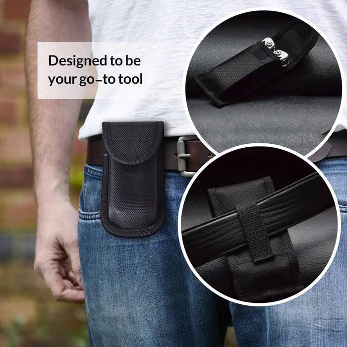 Мультитул 14-в-1 з плоскогубцями, ножем, викрутками, відкривачкою для пляшок та нейлоновим чохлом – компактний та надійний багатофункціональний інструмент для кемпінгу, відпочинку на природі, надзвичайних ситуацій та домашнього використання