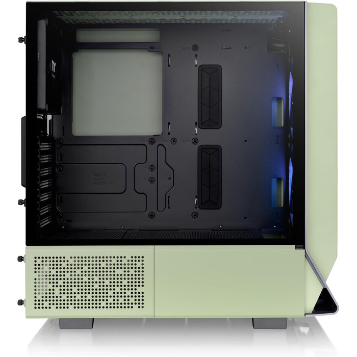 Корпус Thermaltake Ceres 300 TG ARGB Snow Mid-Tower ATX/E-ATX, 3x140мм вентилятори, загартоване скло, підтримка 360мм радіатора, Matcha Green