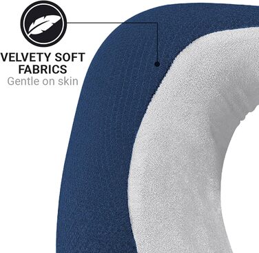 Подушка для шиї Go Travel Memory Dreamer, темно-синій, стандартний розмір