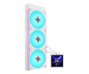 Система рідкого охолодження Lian Li Hydroshift II LCD-S 360CL 3x120мм Intel/AMD, Біла