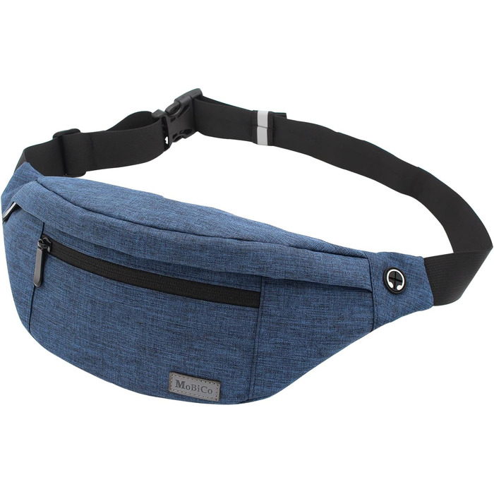Чоловіча/жіноча поясна сумка-рюкзак для активного відпочинку, спорту та подорожей (водонепроникна, блакитна)