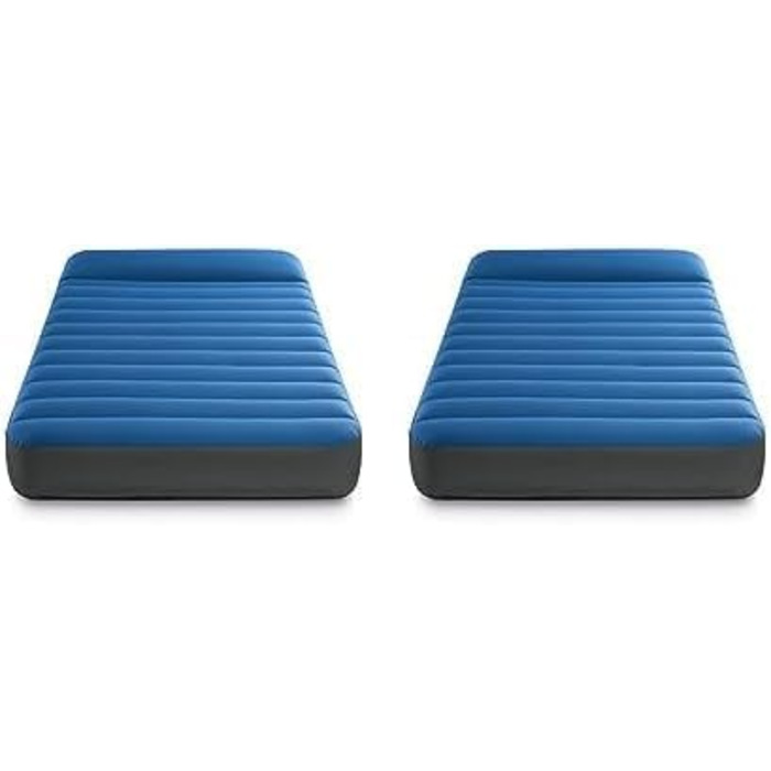 Надувний матрац Intex Twin Dura-Beam Premaire для кемпінгу з USB, 99x191 см, 2 шт.