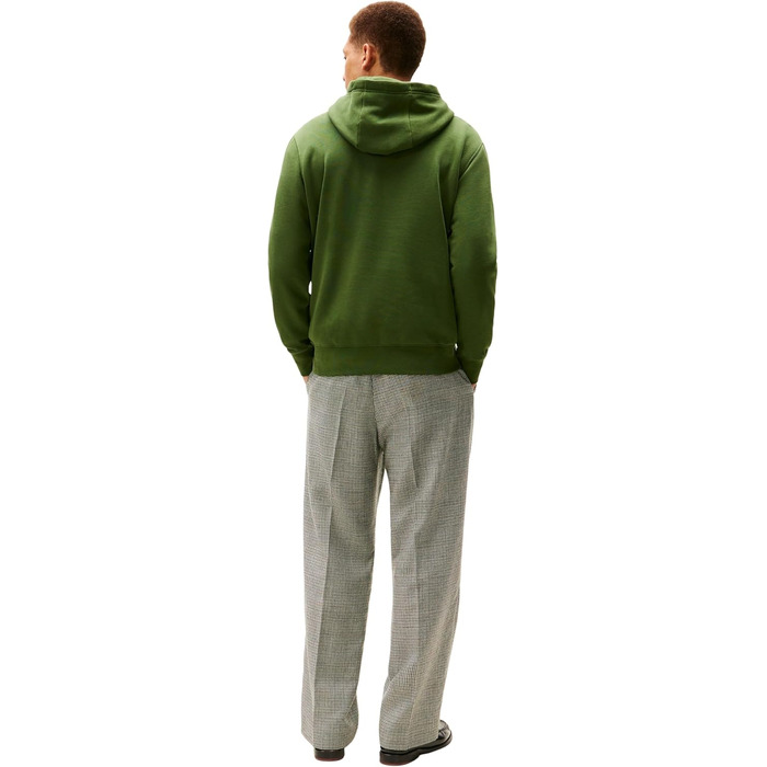 Чоловічий худі Tommy Hilfiger Brand Love Big Hilfiger з капюшоном, колір Green Mountain Pine, розмір XS