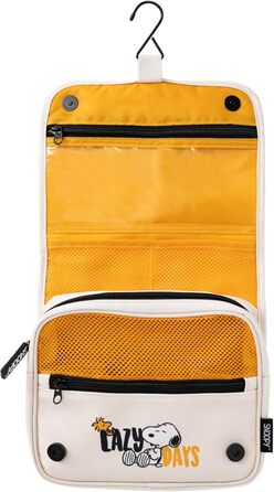 Косметичка Snoopy - жіноча/чоловіча водонепроникна дорожня сумочка для туалетних аксесуарів, бежева