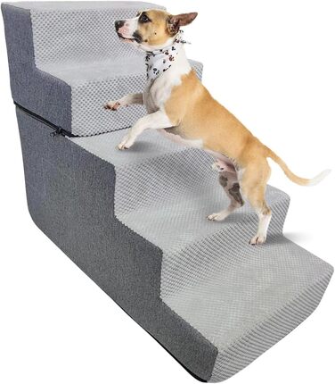Сходинки для собак та котів Galatée - 5 сходинок, неслизькі, знімний та пральний чохол