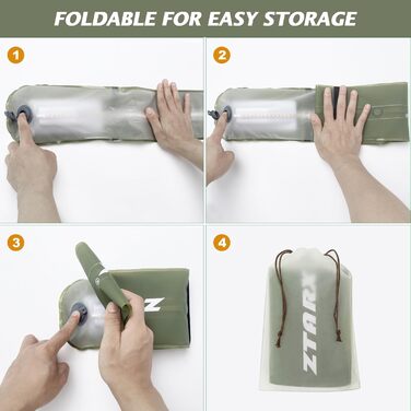 Qoolife LED Camping Lamp Rechargeable, Foldable Solar Camping Light Power Bank with 2 Charging Methods, Rechargeable Camping Lamp with Magnetic Attachment, Waterproof for Camping 85 cm