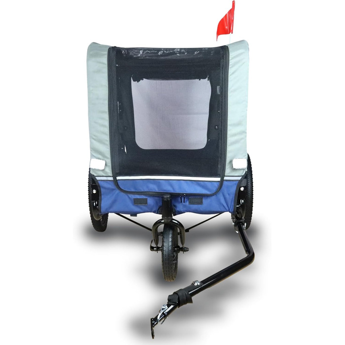 Фросал Причіп для велосипеда для собак Лассе - універсальний причіп-біговий візок для собак, трейлер для собак