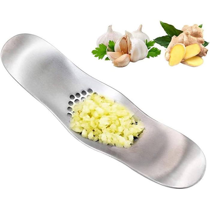 Прес для часнику THETAG, нержавіюча сталь, прес для часнику, млин для часнику