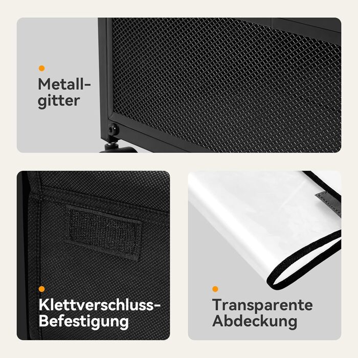 Підліжкова комода з колесами 2 шт., 48 л, ящик для зберігання під ліжком з кришкою та металевим каркасом, складана підліжкова коробка з колесами для одягу, постільної білизни, взуття, 48 л * 2, липучка