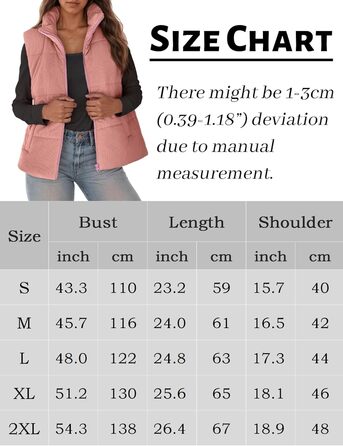 Жіноча тепла безрукавка FEOYA: коротка, з високим коміром, утеплена, рожевого кольору