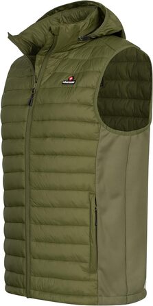 Чоловіча гірська жилетка Höhenhorn Hybrid, Steppjacke, Sportjacke (S, Зелений)