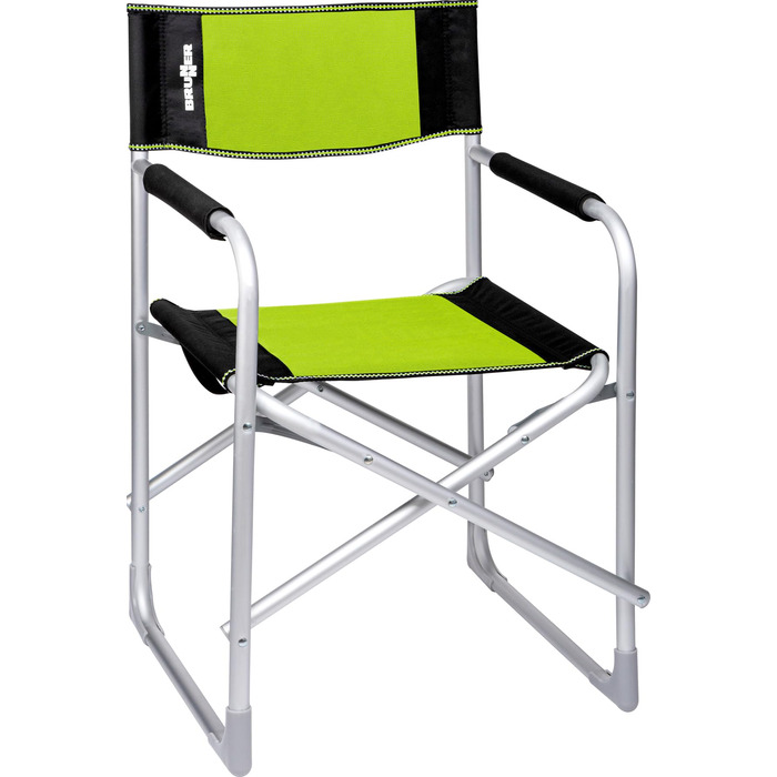Крісло Brunner Regista Captain Azzurro/Nero (Зелений/Чорний) - Складне кемпінгове крісло преміум-класу