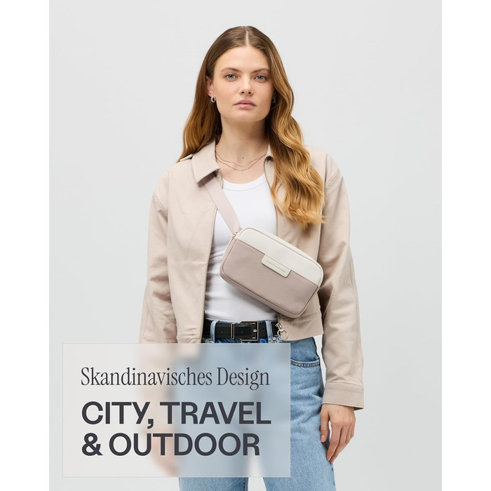 Kapten & Son Bauchtasche Bergen: жіноча/чоловіча сумка через плече, 0.8 л, колір Muted Clay