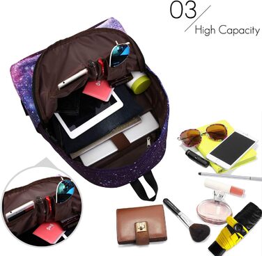 Шкільний рюкзак FANDARE Galaxy для хлопчиків та дівчаток з пеналом, 14