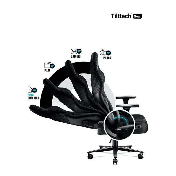 Ігрове крісло Diablo Chairs X-Player 2.0, чорне